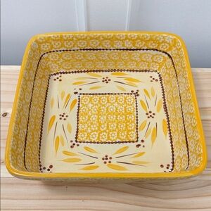 Temp-Tations 2.5 qt Square Ceramic Dish